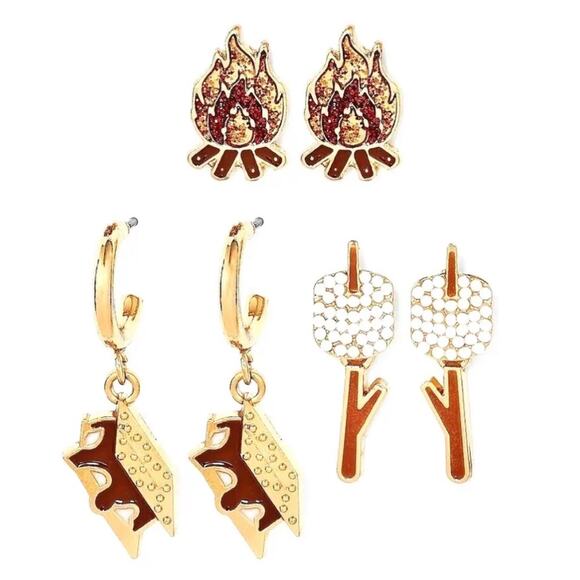 SUGARFIX by BaubleBar Fall Earrings Set of 2 - Picture 3 of 4